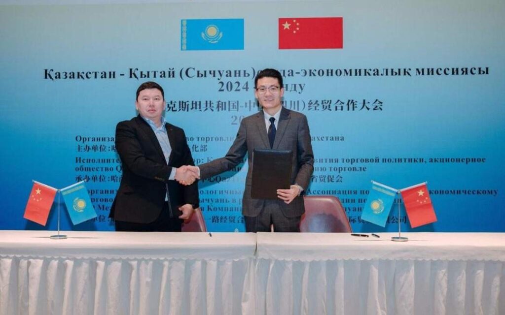 Казахстанские производители договорились о поставках в китайскую провинцию Сычуань