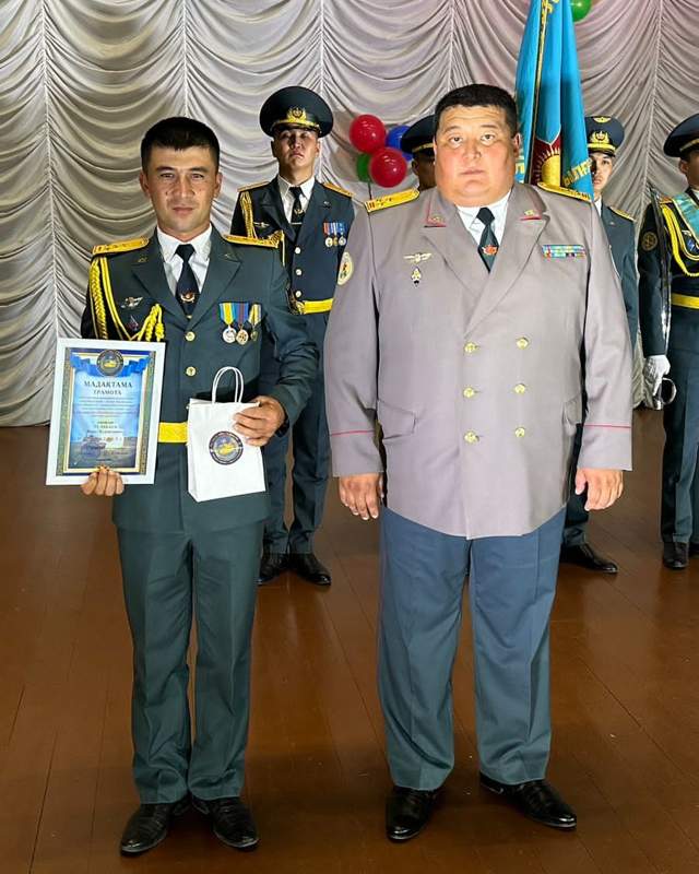 Командир танкового батальона Феруз Тулабаев
