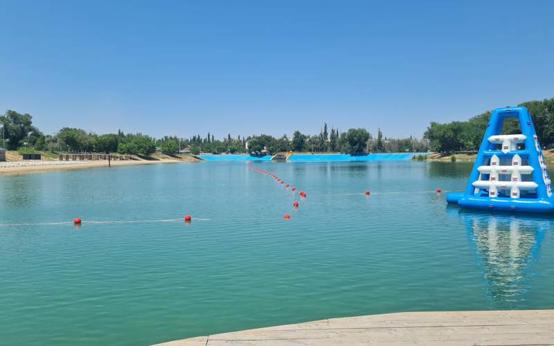 Озеро «Зербулак» в Таразе принимает первых отдыхающих Озеро «Зербулак» в Таразе принимает первых отдыхающих