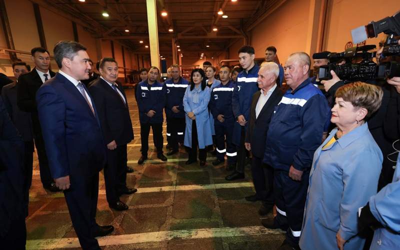 Олжас Бектенов ознакомился с производственными мощностями моногорода Степногорск Олжас Бектенов ознакомился с производственными мощностями моногорода Степногорск