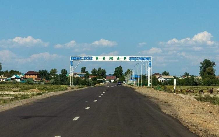 село Акжар в Тарбагатайском районе