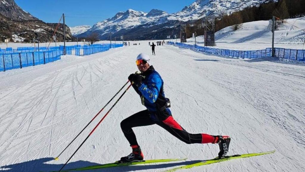 На престижном марафоне в Швейцарии выступил лыжник из Карагандинской области