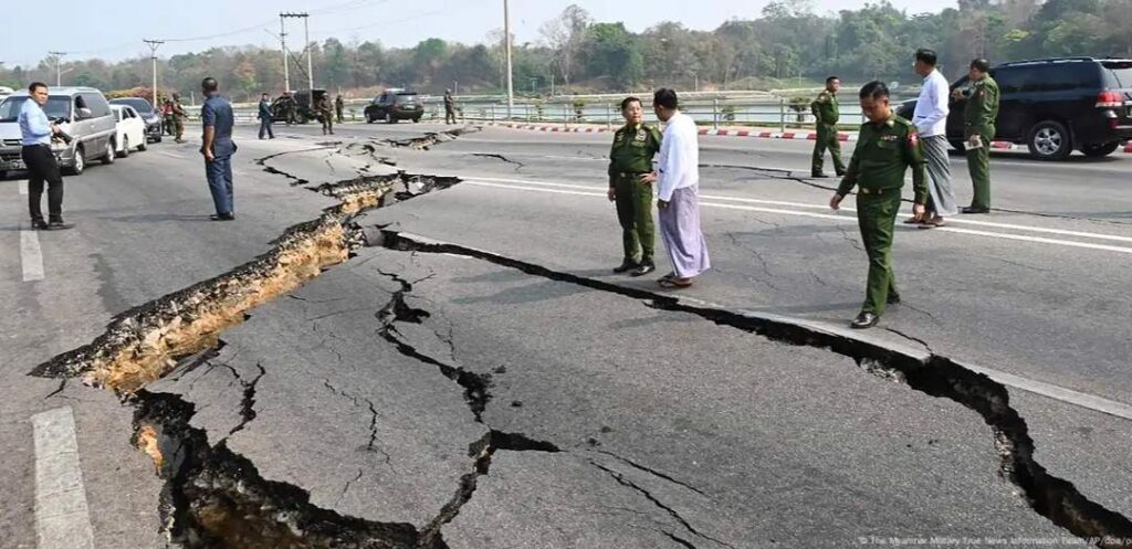 Число жертв землетрясения в Мьянме превысило 1600