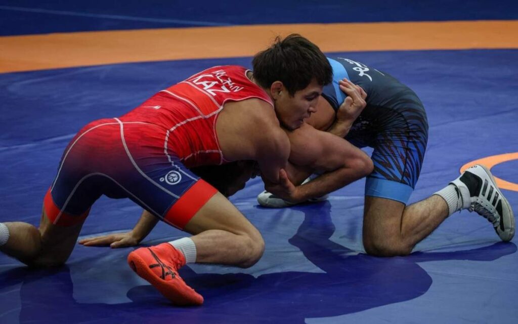 Рахат Калжан стал бронзовым призером ЧА по вольной борьбе