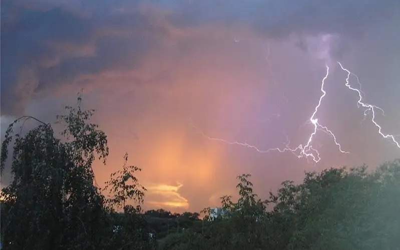 Грозы и жара штормовое