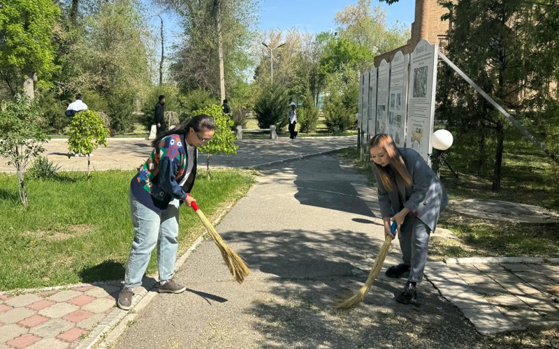 Экологическая акция &laquo;Таза Қазақстан&raquo; продолжается в&nbsp;Жамбылской области