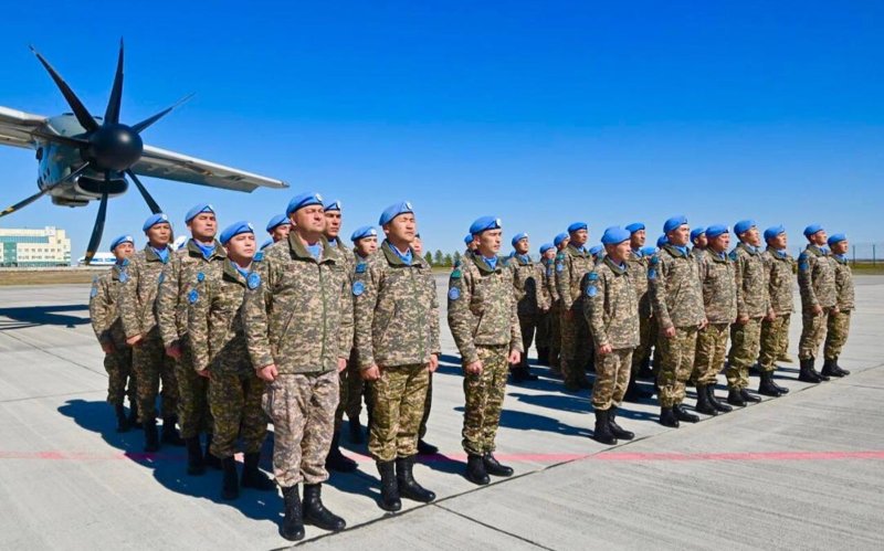 В&nbsp;Астану с&nbsp;Голанских высот прибыли военнослужащие первого миротворческого контингента