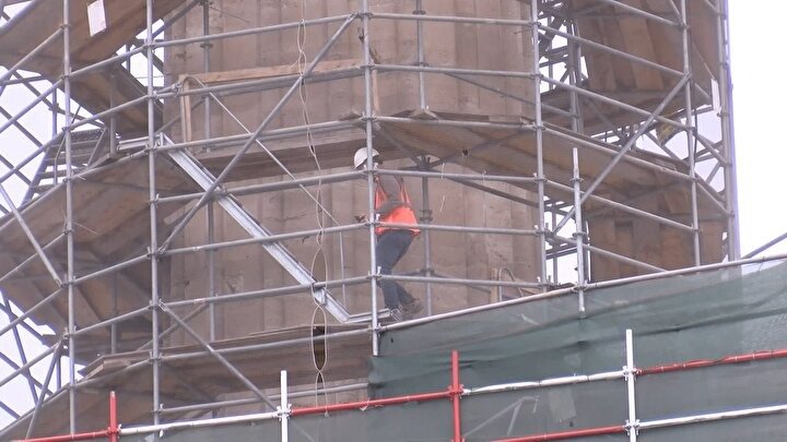 Купол легендарной мечети Айя-София впервые за 600 лет ждет реставрация Купол легендарной мечети Айя-София впервые за 600 лет ждет реставрация