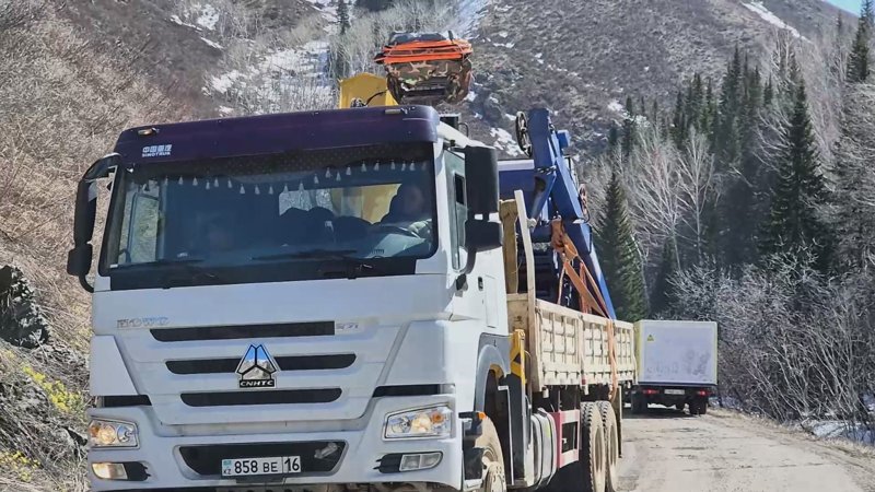 Участок трассы Усть-Каменогорск – Алтай размыт: движение ограничено п