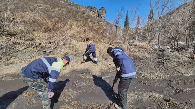 Участок трассы Усть-Каменогорск – Алтай размыт: движение ограничено п