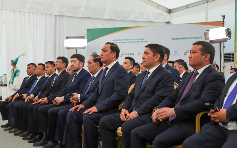 Строительство крупнейшего в ЦА завода по переработке кукурузы стартовало в Жамбылской области Строительство крупнейшего в ЦА завода по переработке кукурузы стартовало в Жамбылской области