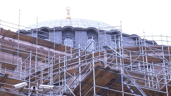 Купол легендарной мечети Айя-София впервые за 600 лет ждет реставрация Купол легендарной мечети Айя-София впервые за 600 лет ждет реставрация