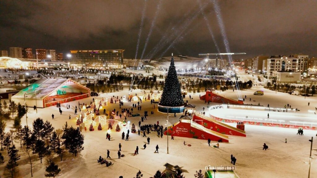 Где в Астане расположены главные зимние локации