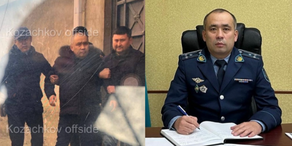 КНБ подтвердил задержание начальника районного управления полиции Шымкента