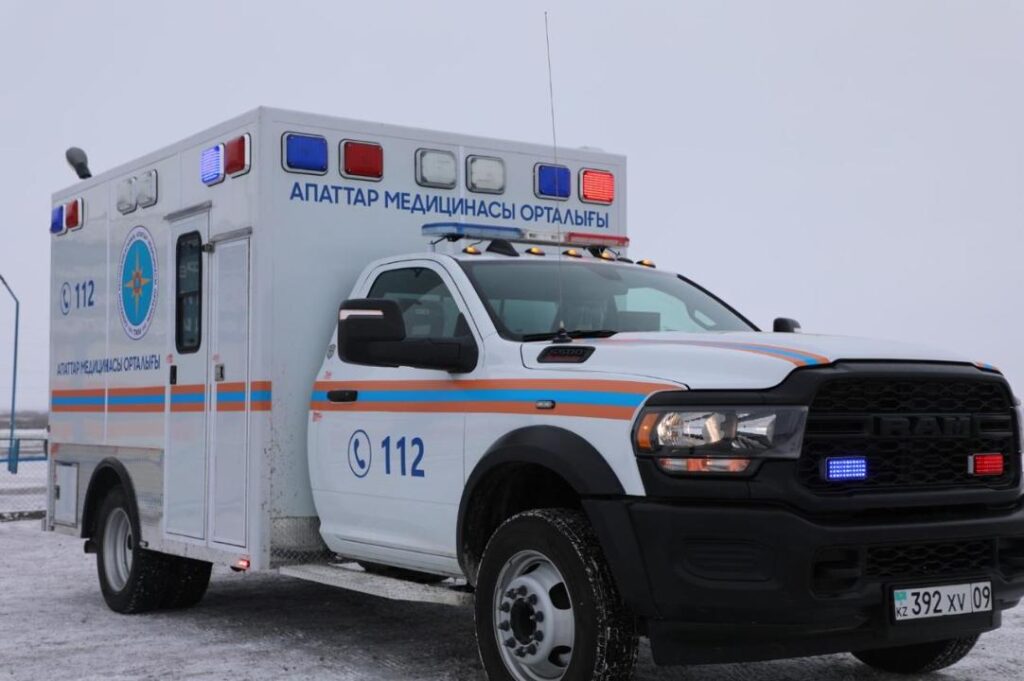 Первый реанимобиль появился на трассах Карагандинской области