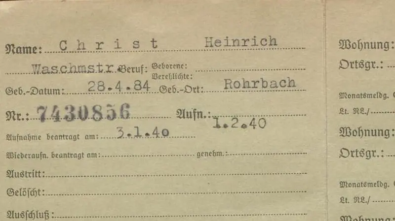 В Германии опубликованы списки членов нацистской партии во время правления Гитлера