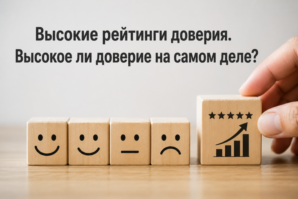 Высокие рейтинги доверия. Высокое ли доверие на самом деле?