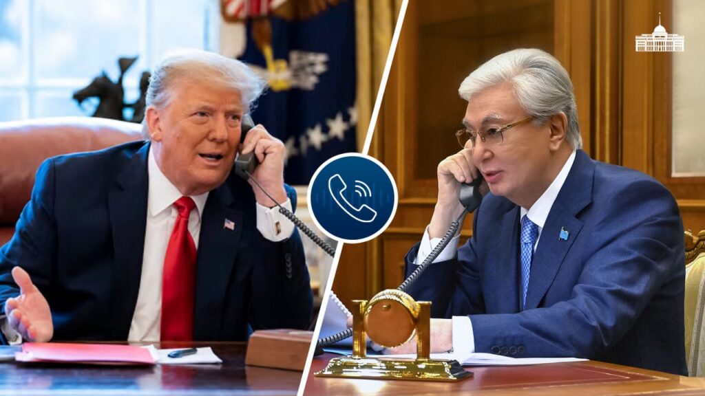 Токаев пригласил Трампа с официальным визитом в Казахстан